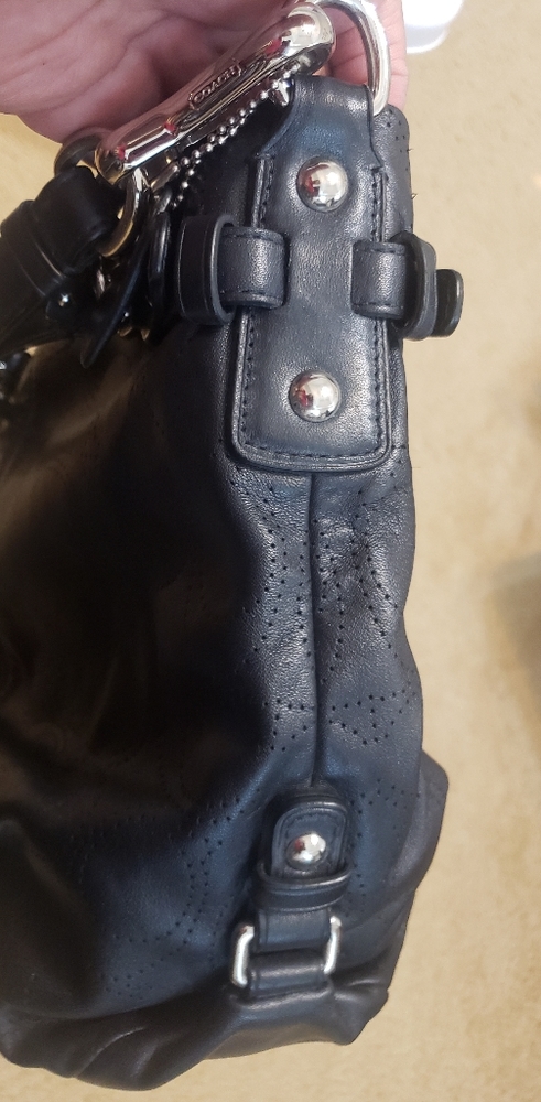 Leather Coach purse